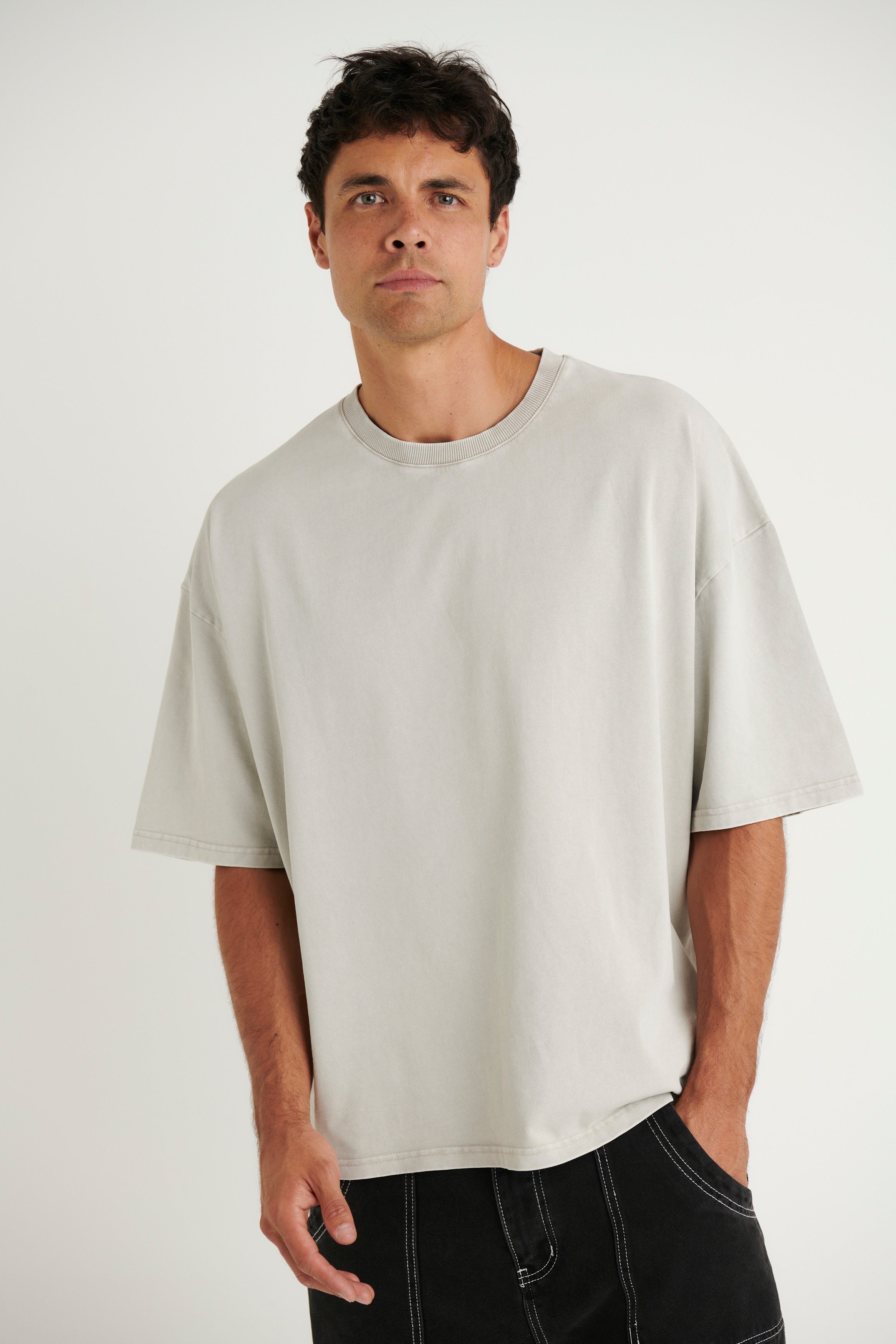 Jordan Crop Tee Grey