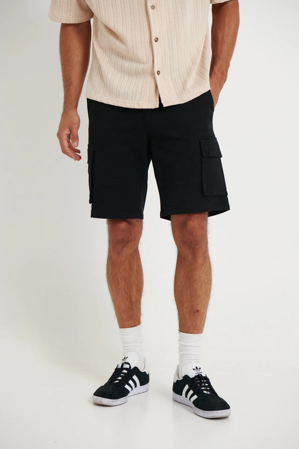 NTH Waffle Short Charcoal