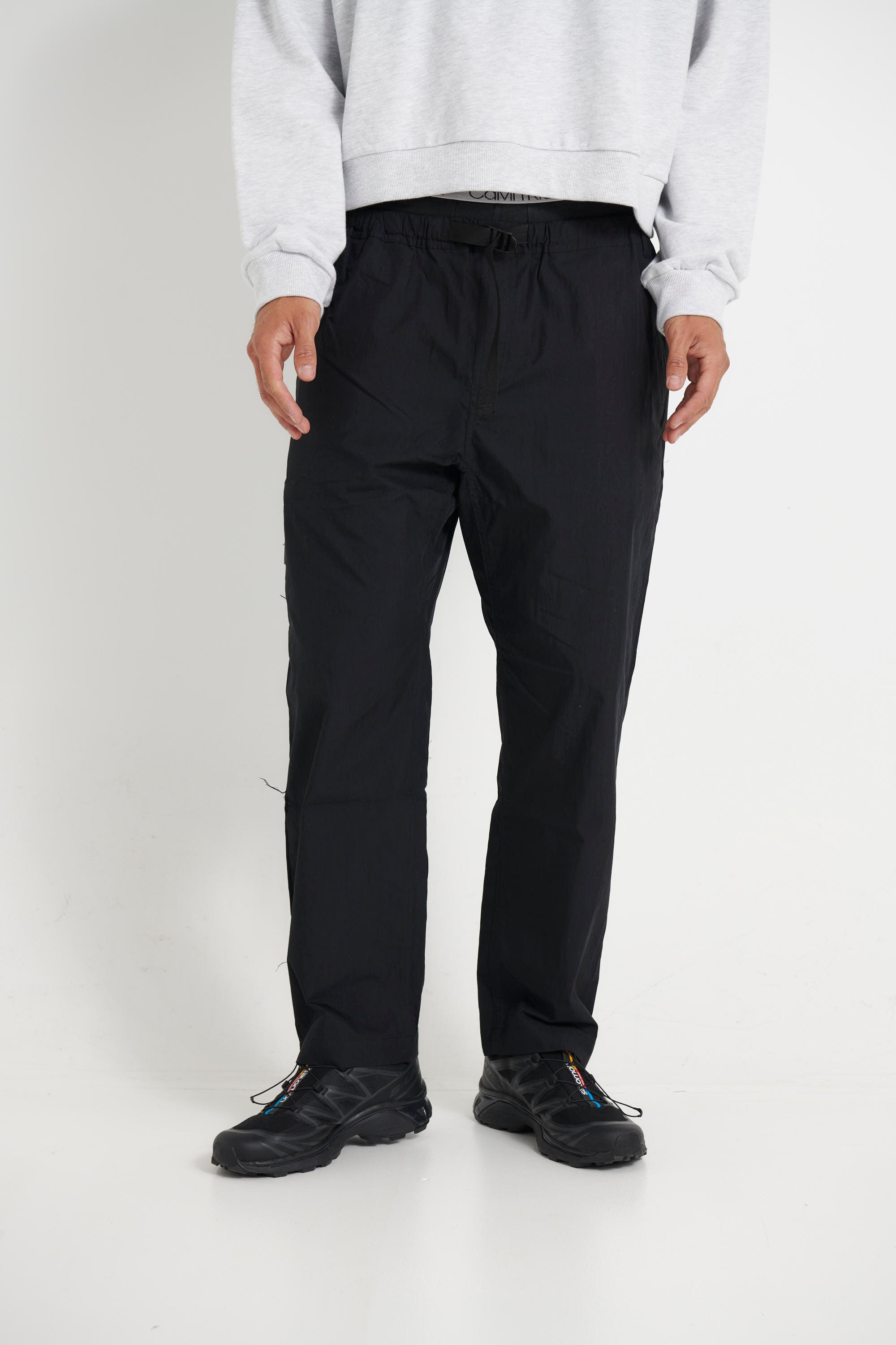 Charlie Baggy Nylon Pant Black