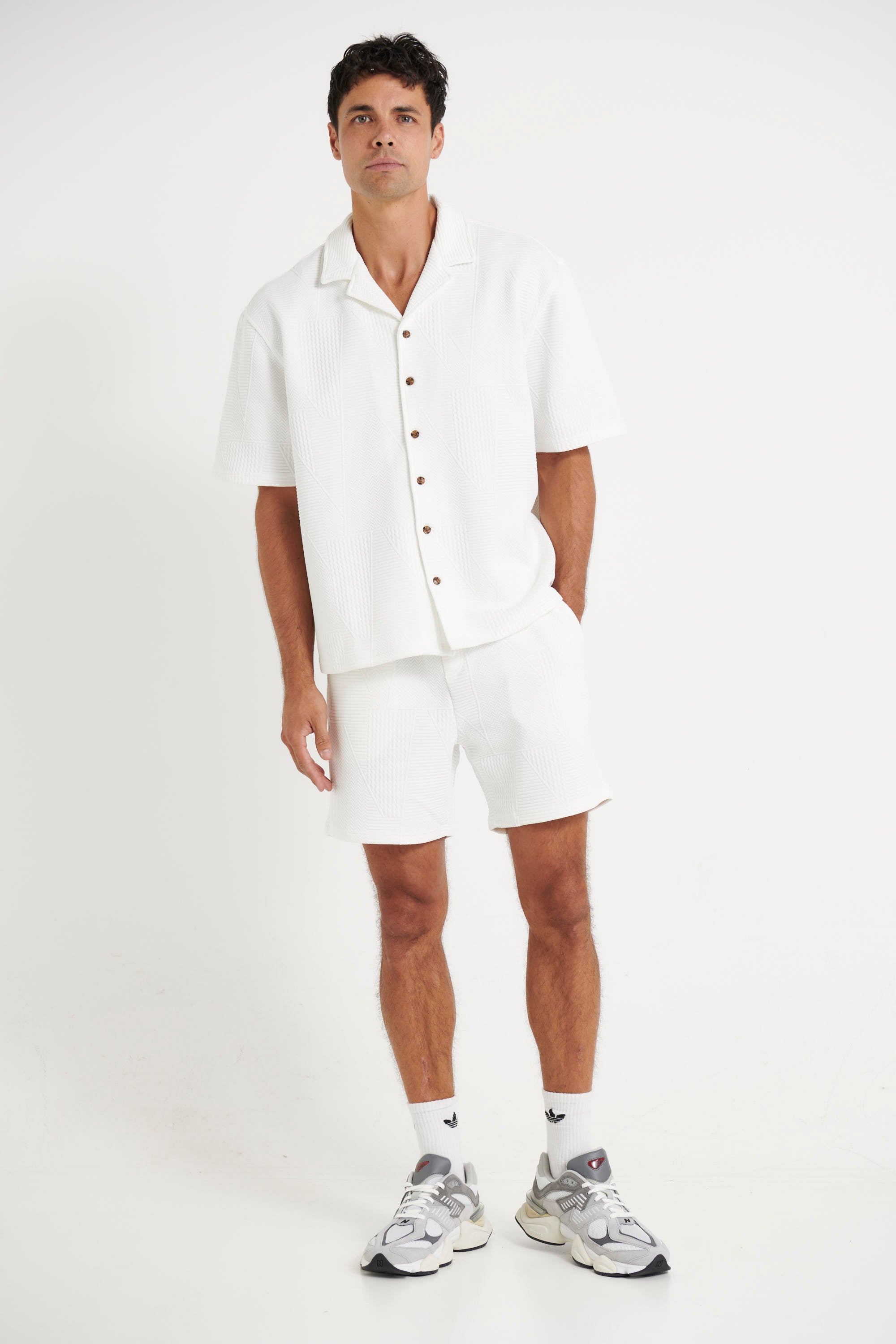 Noah Texture Short White