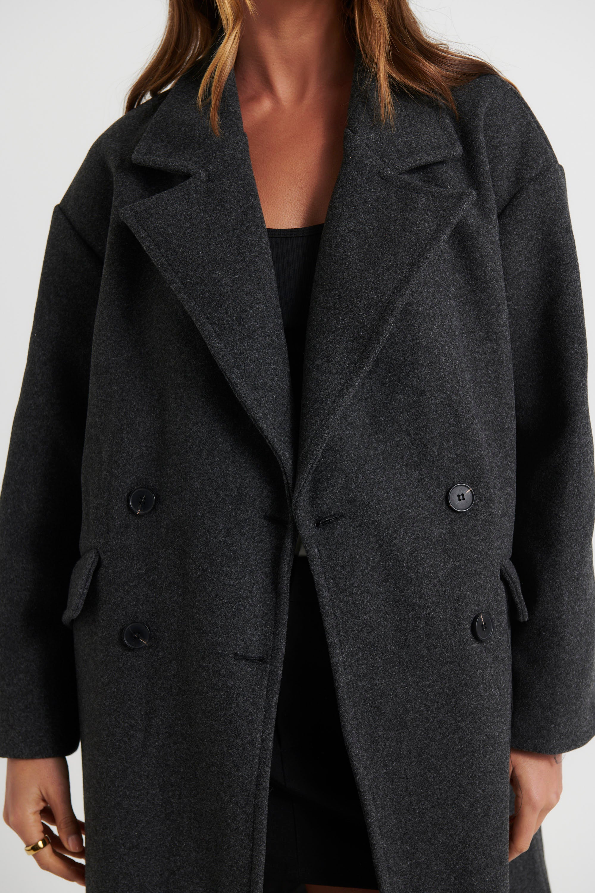 Eden Coat Charcoal