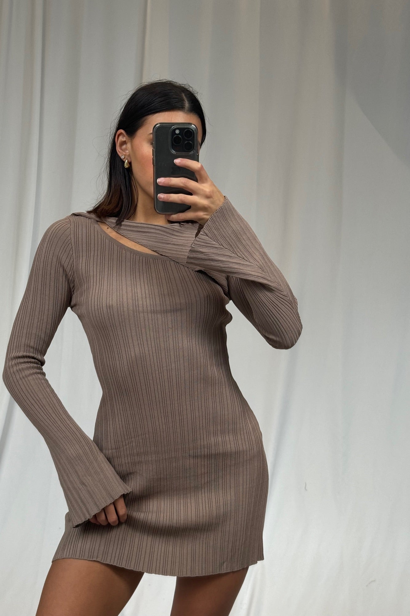 Maven Mini Dress Mocha