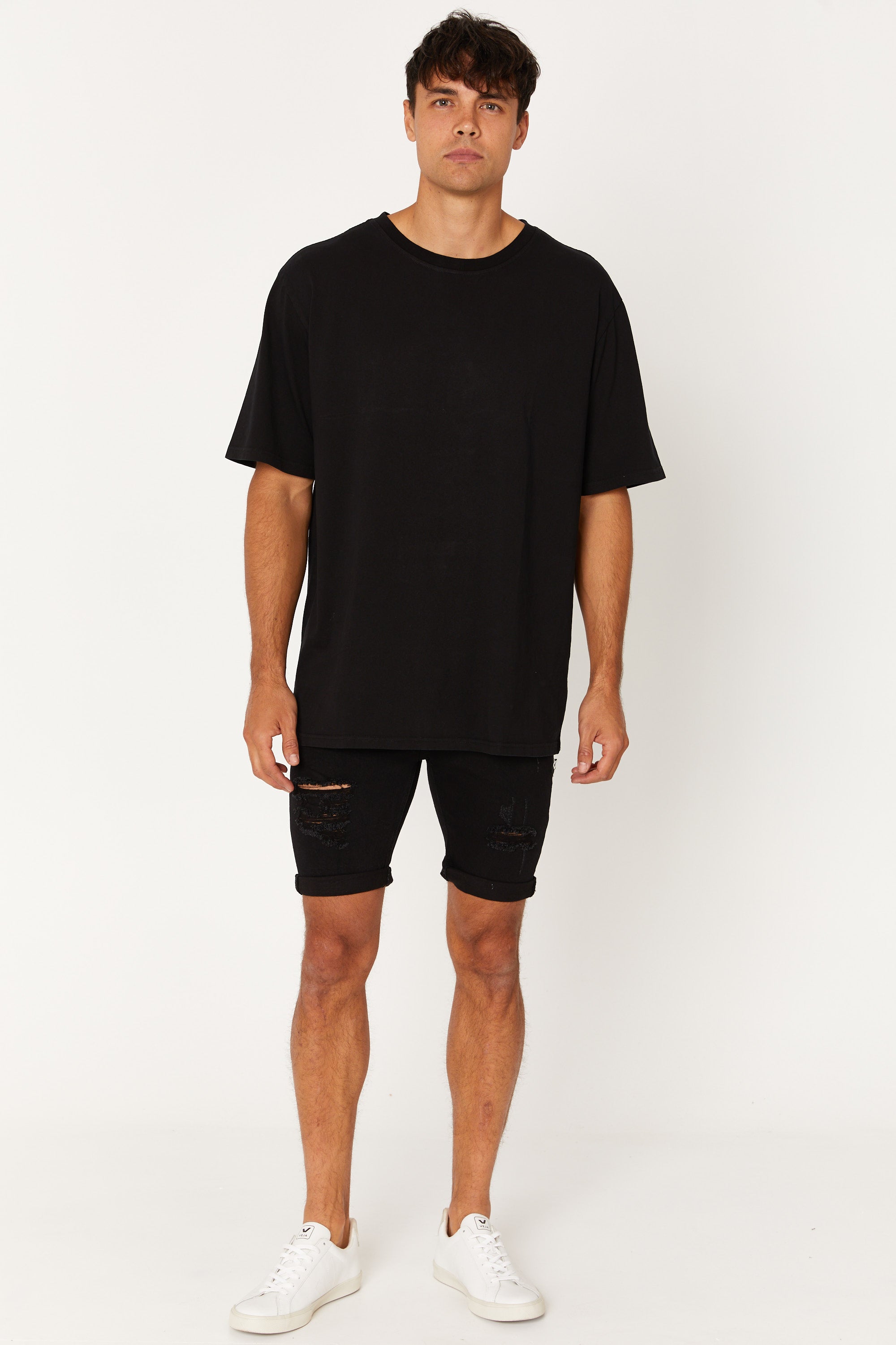 Relaxed Tee Stone Black