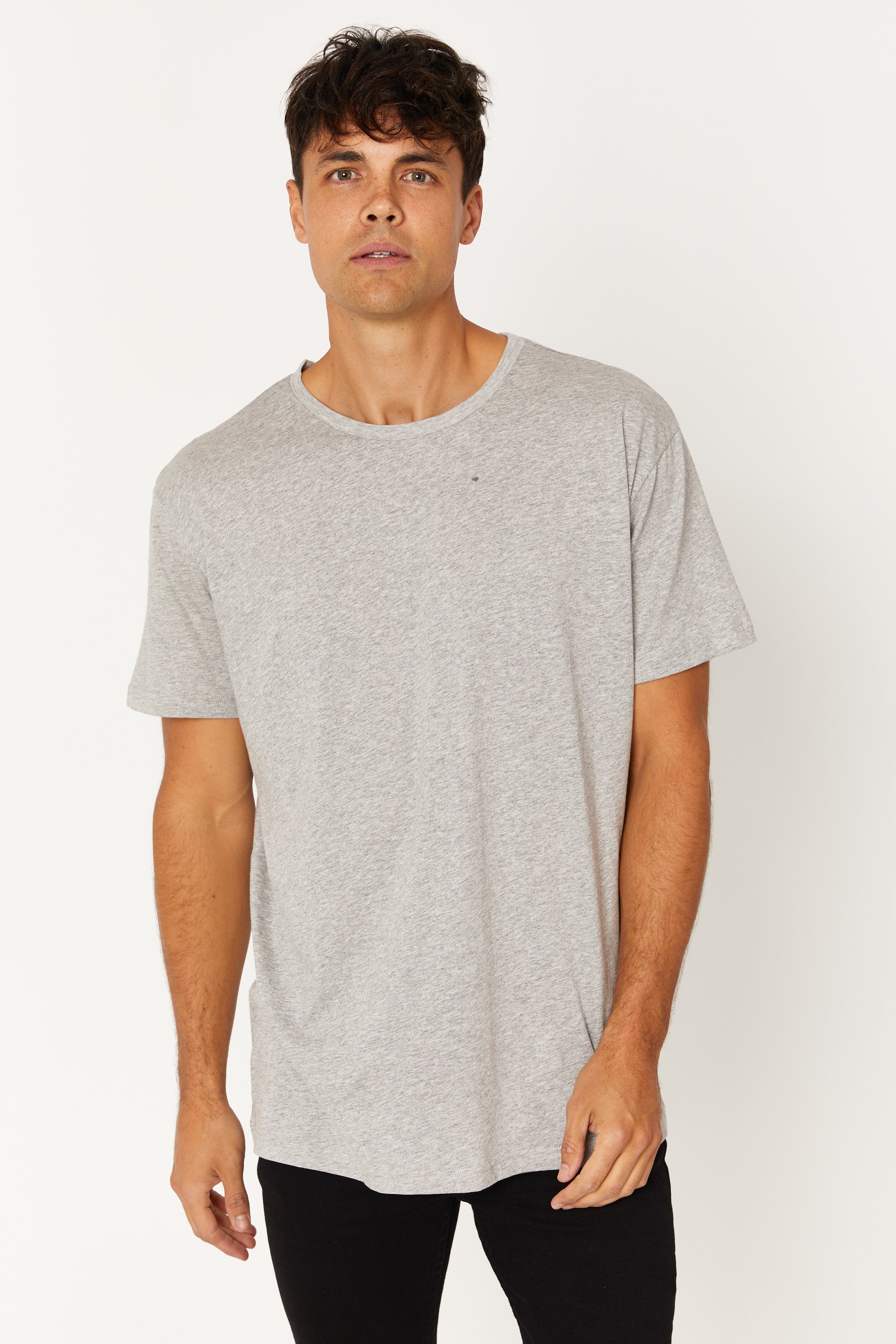 Nth Soft Wash Tee Grey Marle