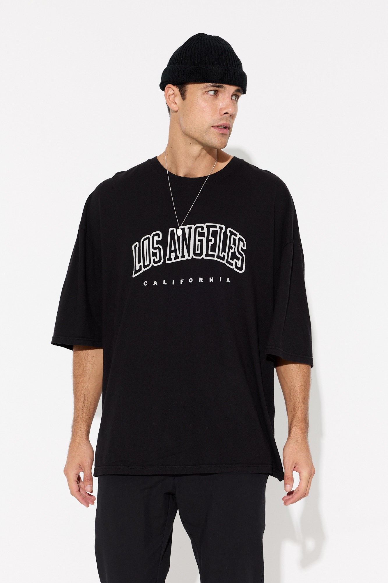 Tourist Tee Los Angeles Black