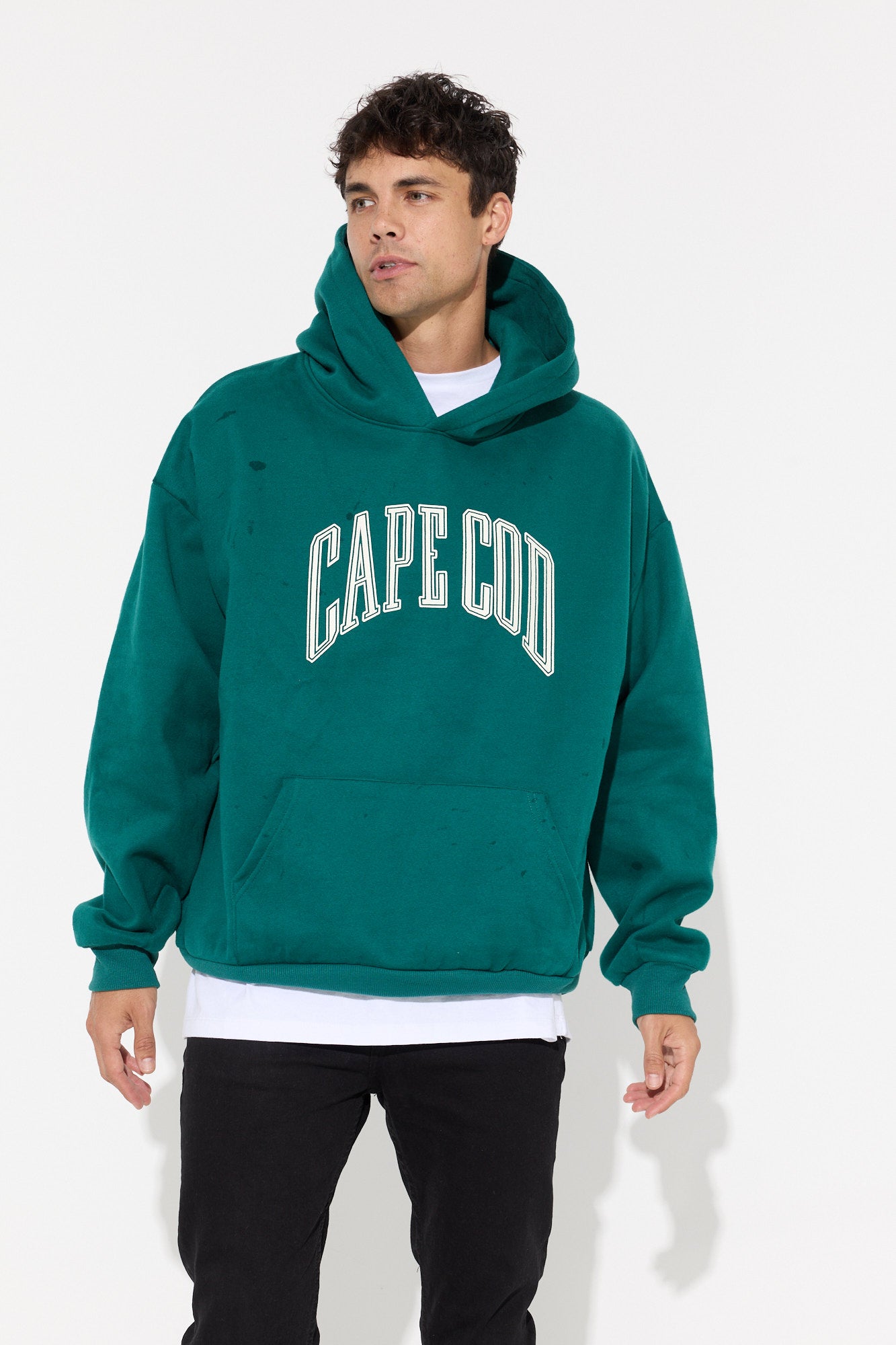 Roman Oversized Hoodie Cape Cod Emerald