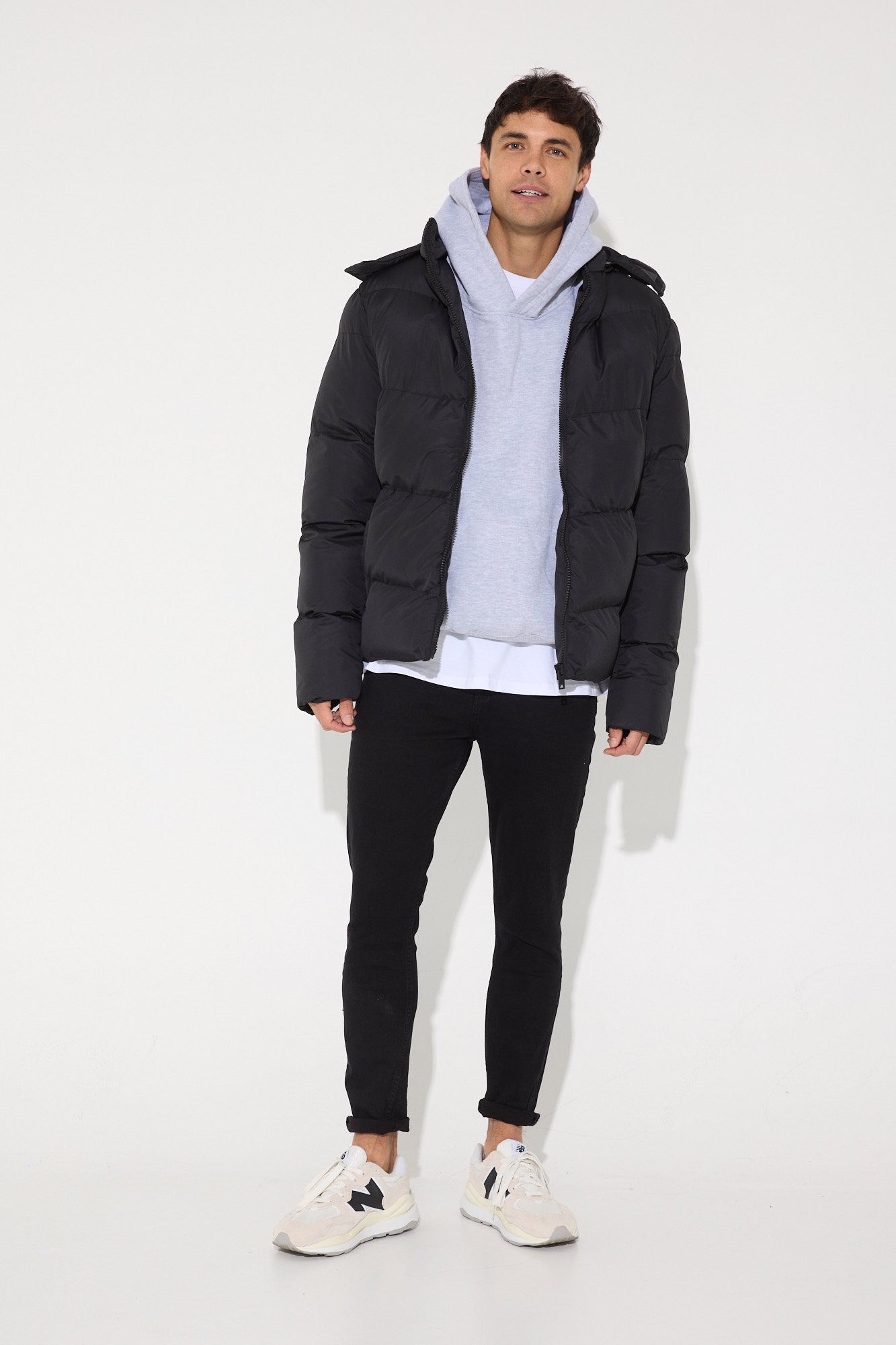 NTH Hooded Puffer Black