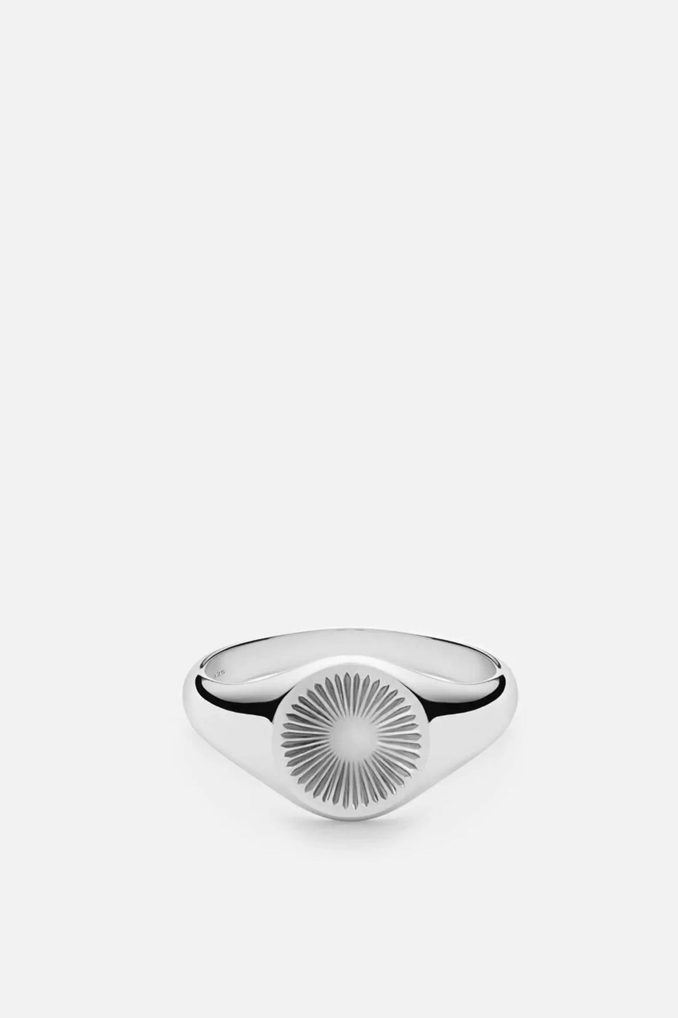 Miansai Solar Signet Ring Sterling Silver