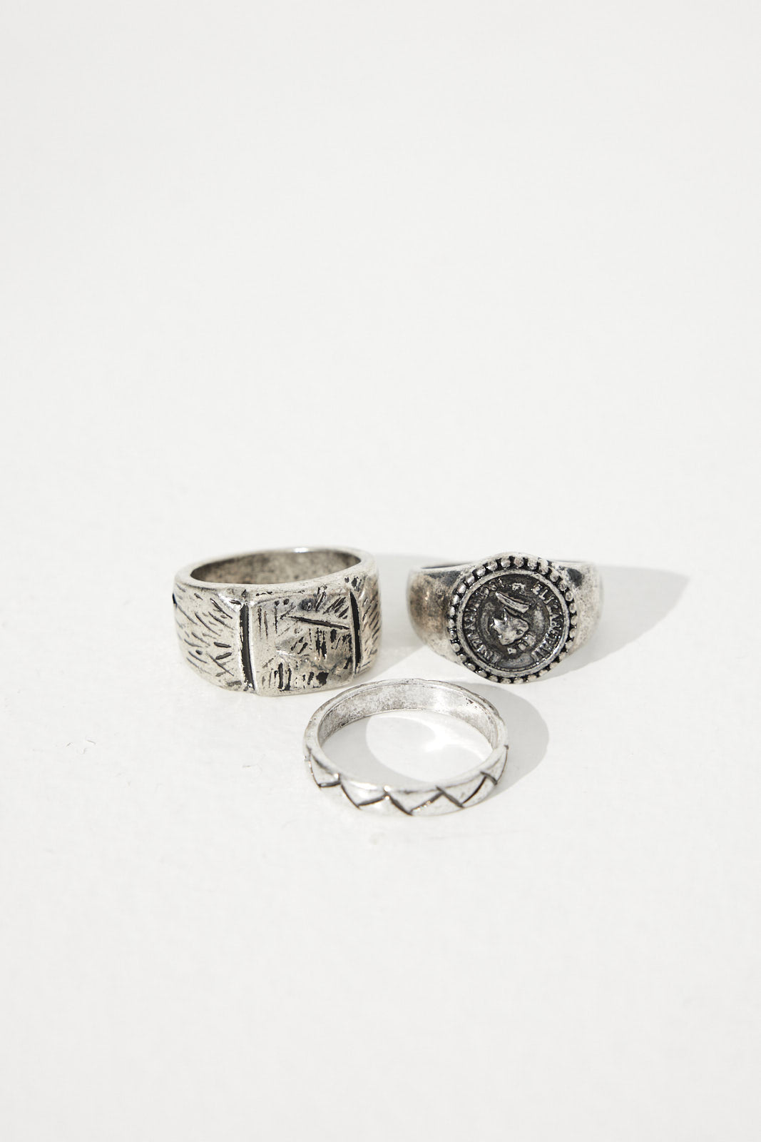 NTH Royal Ring Set Silver