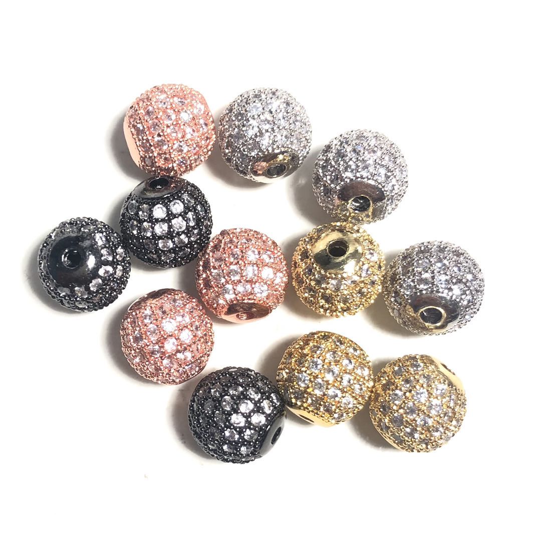 100pcs/lot 10mm Yellow Rhinestone Clay Disco Ball Beads