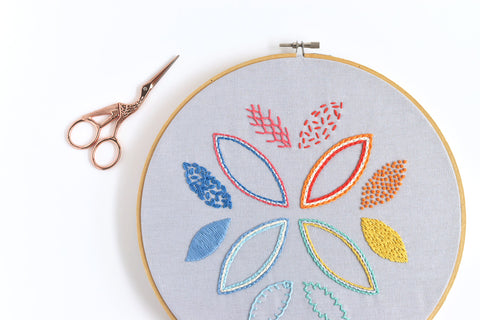 Cloud Craft beginners embroidery sampler