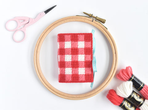 Needlepoint for Beginners - make a gingham needle book – Cloud Craft