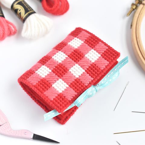 Needlepoint for Beginners - make a gingham needle book – Cloud Craft