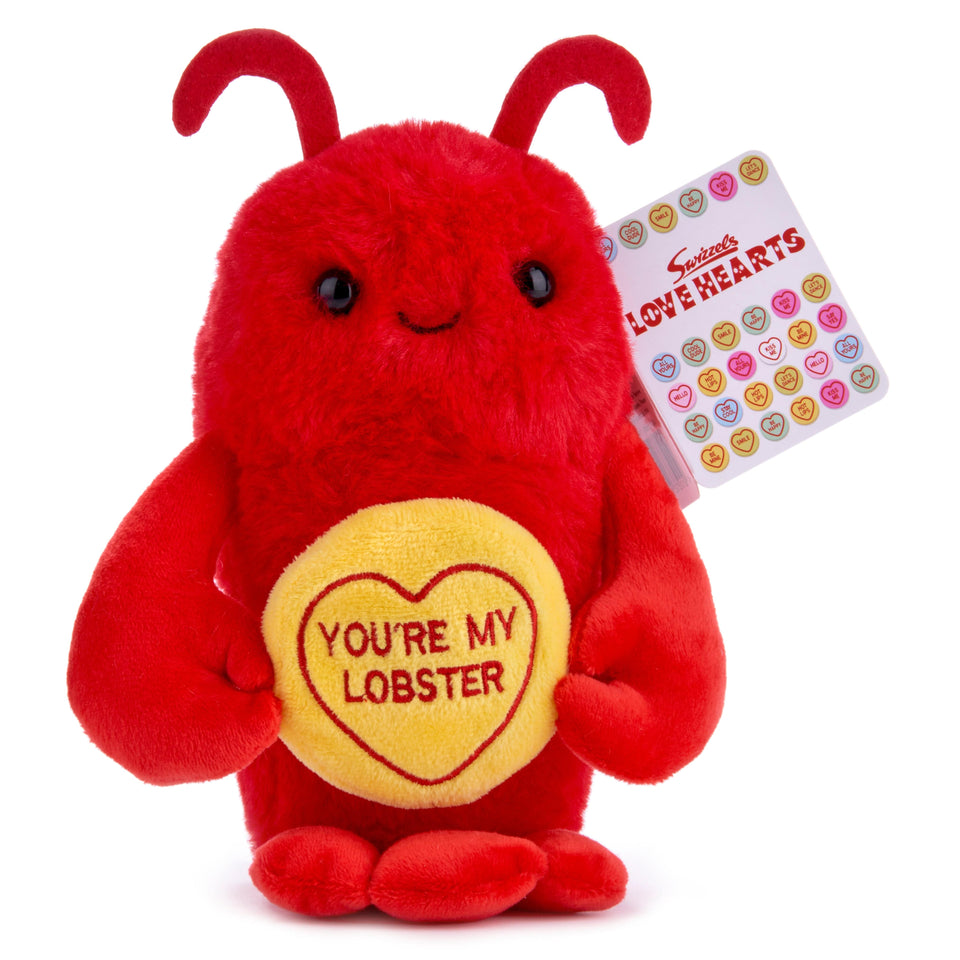 LOVE HEARTS 18CM YOU·RE MY LOBSTER PLUSH SOFT CUDDLY TOY