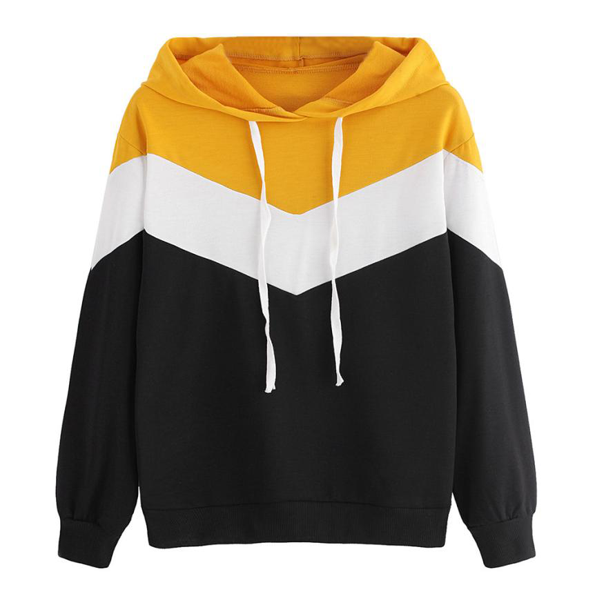 yellow striped sweatshirt