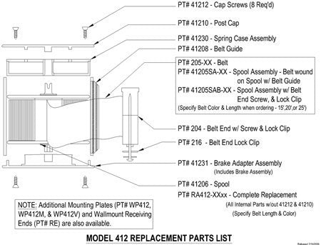 Visiontron 412 Complete Replacement Assembly | Advanced Stanchions