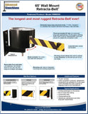 Visiontron 65' Wall Mount Retracta-Belt Flyer | Advanced Stanchions