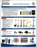 Visiontron Outdoor-Rated Products Flyer | Advanced Stanchions