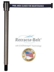 Visiontron Retracta-Belt Removable Post Single Line | Advanced Stanchions