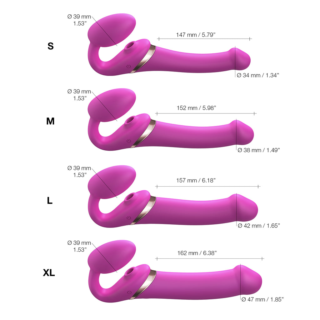 MULTI ORGASM SIZE GUIDE FUCHSIA