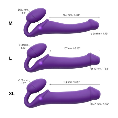 Strap-On-Me - arnés vibrador flexible 