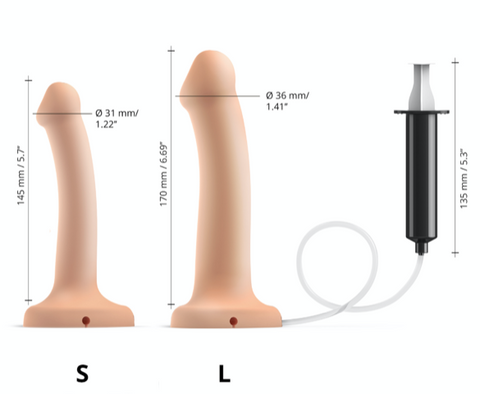 Dildo Sborra Vaniglia