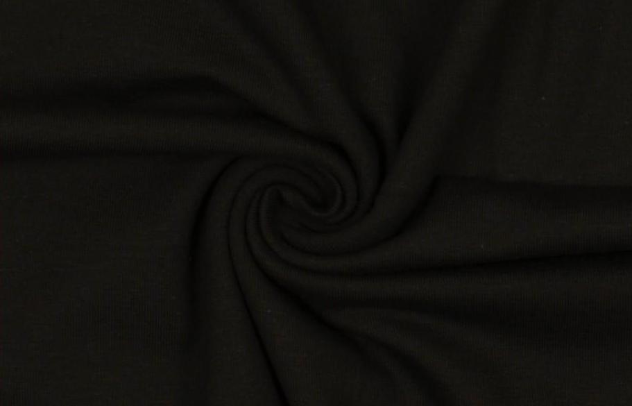 Plain Black Cotton Jersey Fabric | Stretch Fabrics – My Sewing Box