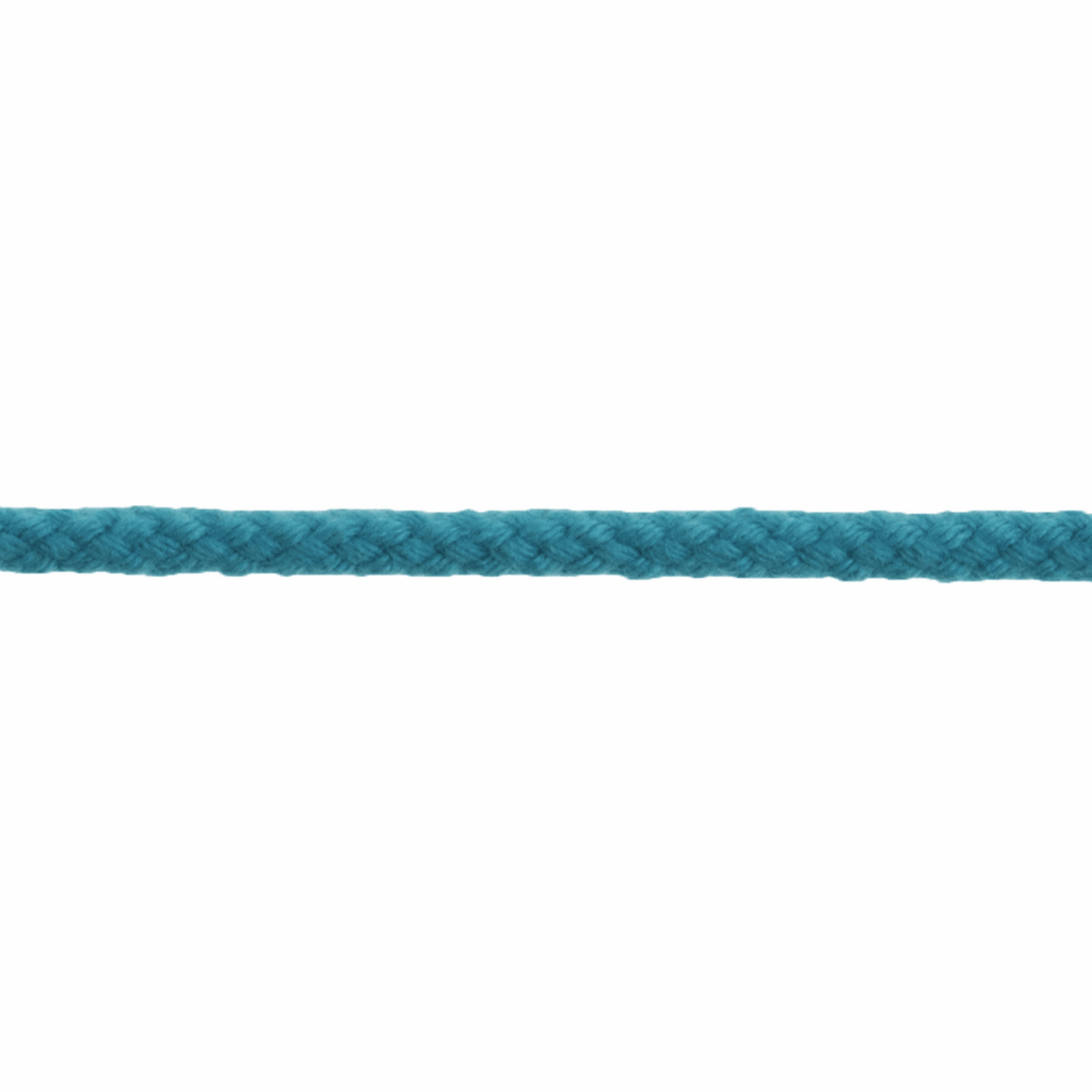 4mm Coloured Cotton Braid Cord - Sky Blue