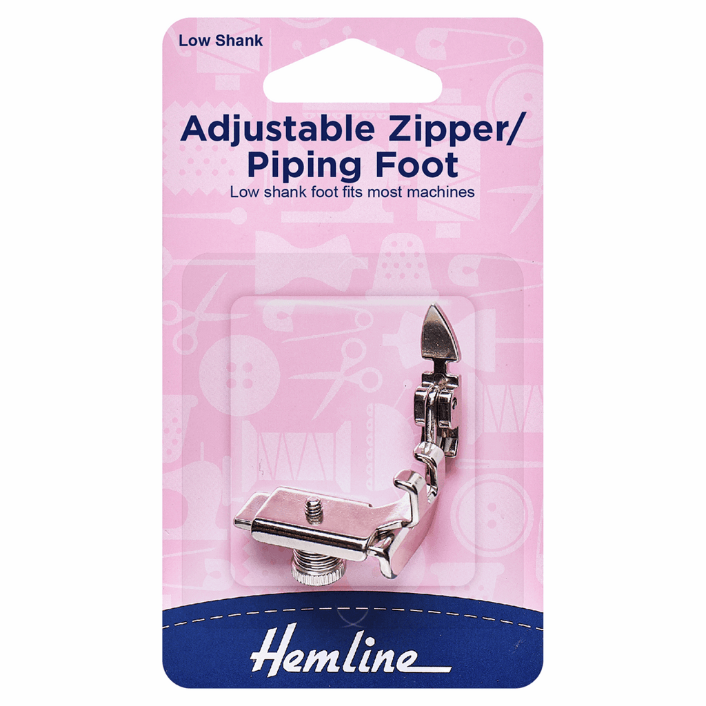 Hemline Adjustable Zipper/Piping Foot
