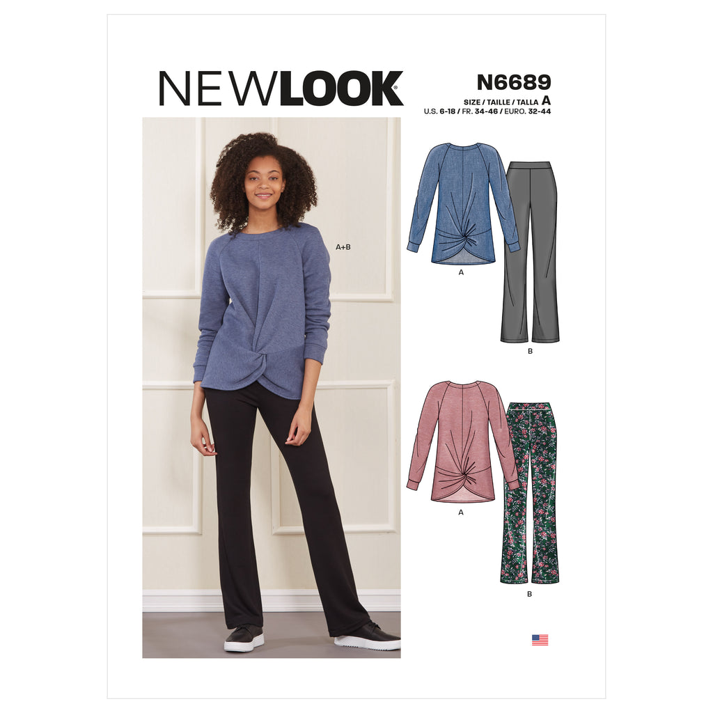 New Look Sewing Pattern 6439 - Misses' Knit Tunics with Leggings – My  Sewing Box