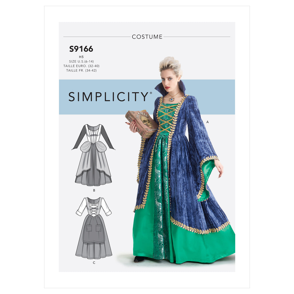 S9007, Simplicity Sewing Pattern Misses' Steampunk Costumes