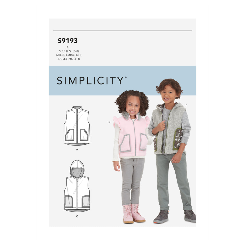 Simplicity 1786: Learn to Sew Child's and Girls' Sportswear Sewing Pattern,  Size K5 (7-8-10-12-14)