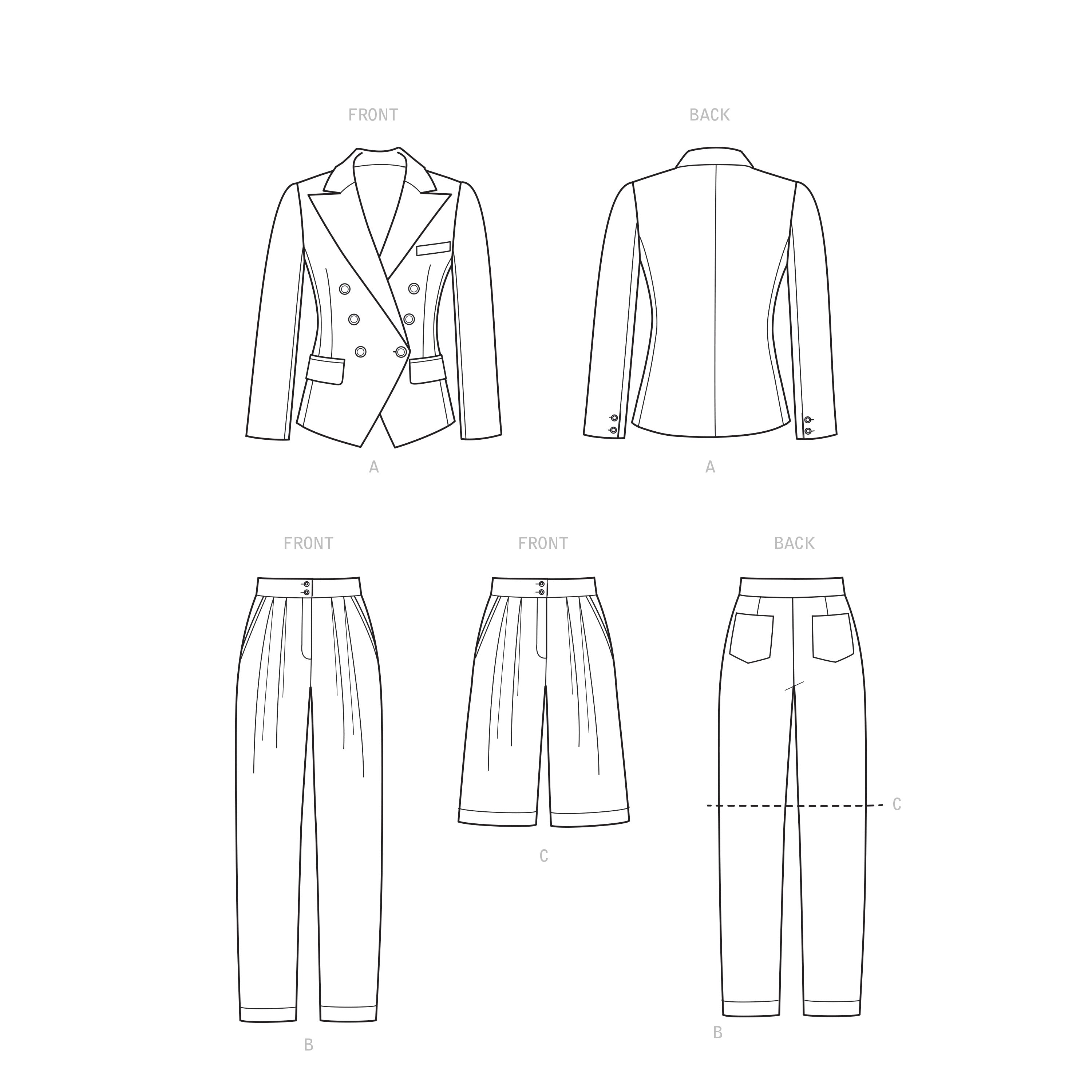 Simplicity Sewing Pattern S9381 - Misses' and Women's Lined Jacket, Pa ...