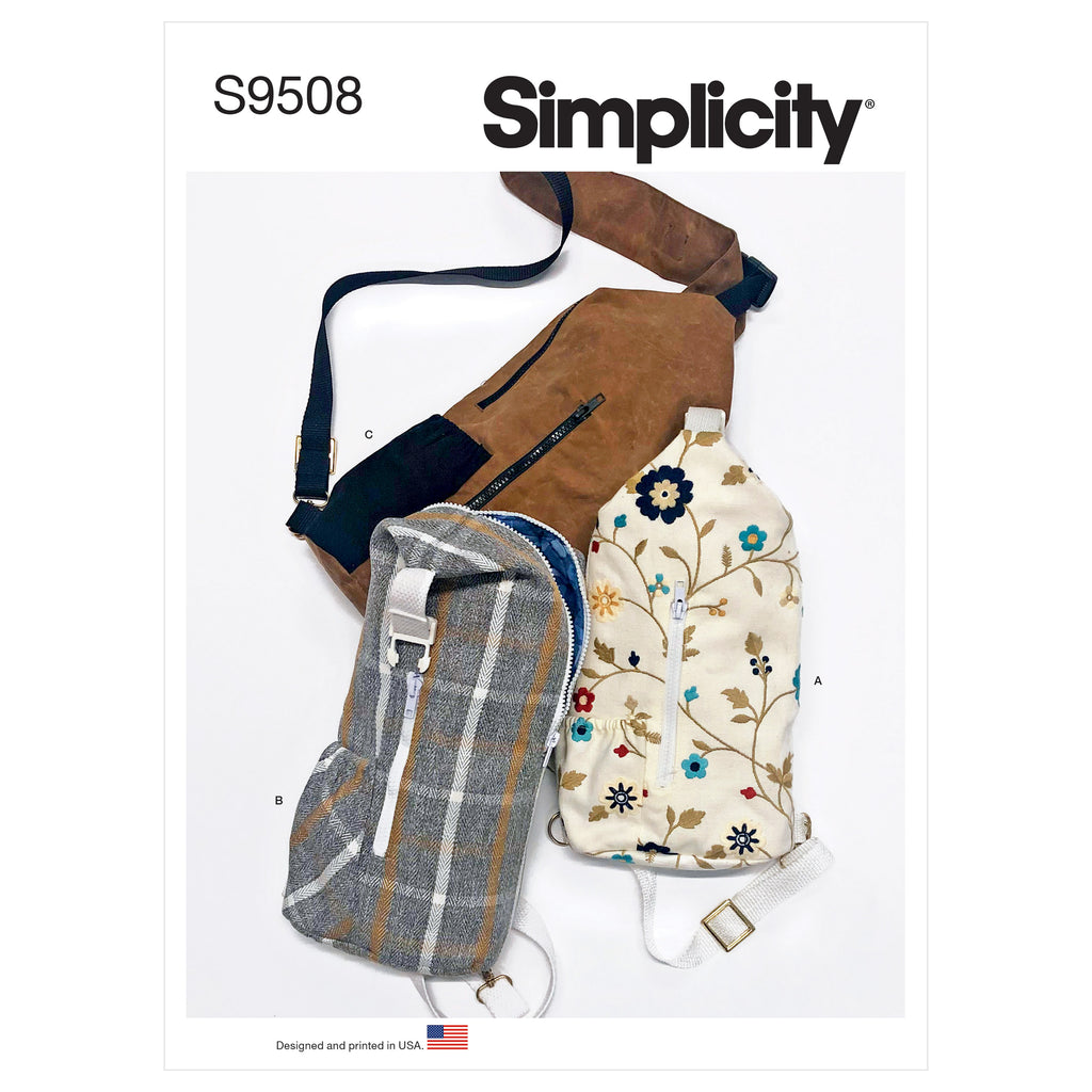 Simplicity Pattern 8310 Quilted Bags in Three Sizes 