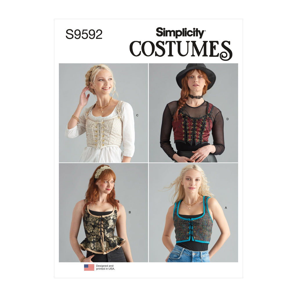 S1183  Simplicity Sewing Pattern Misses' & Plus Size Corsets