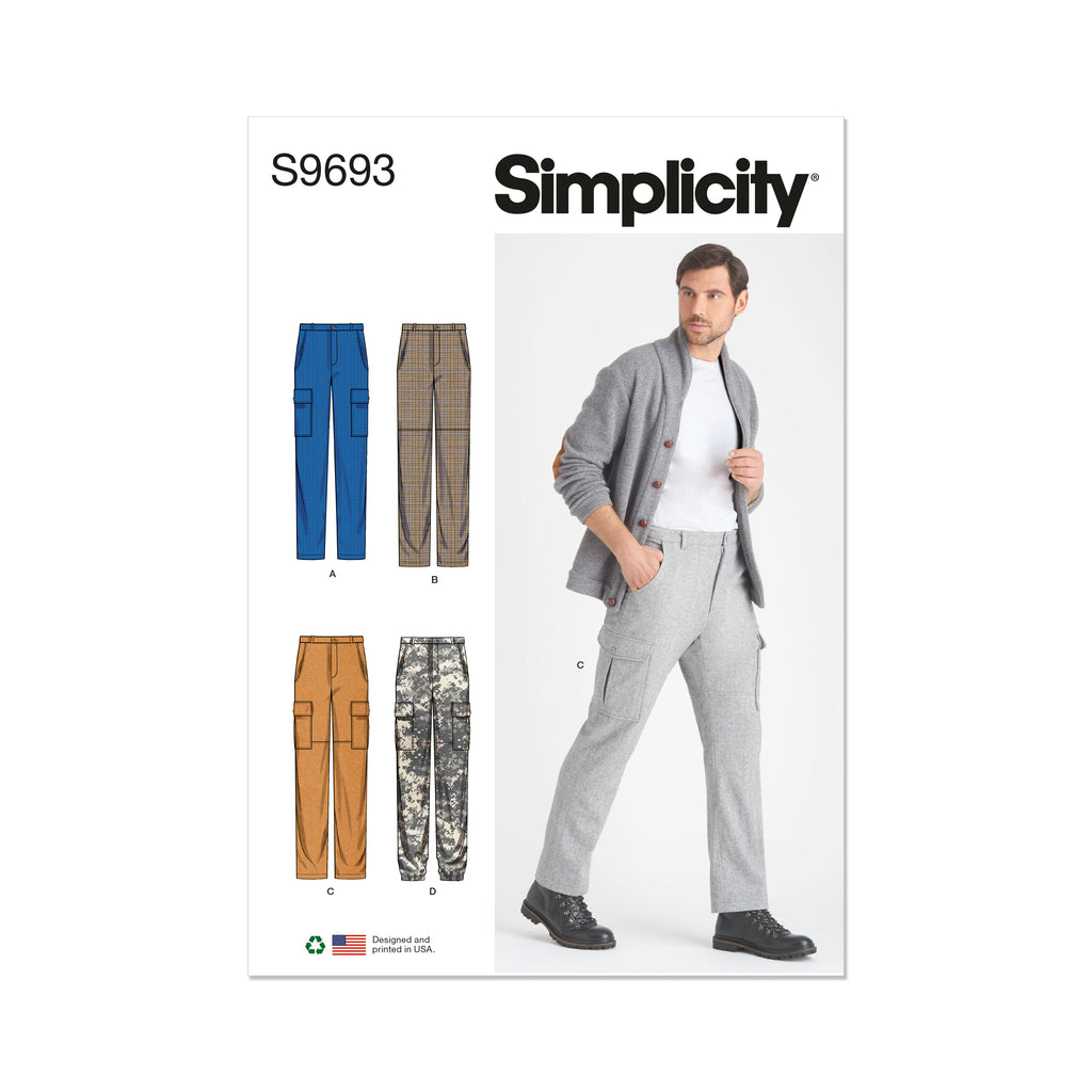 Simplicity Sewing Pattern S9754 - Misses' Tops and Cargo Pants by