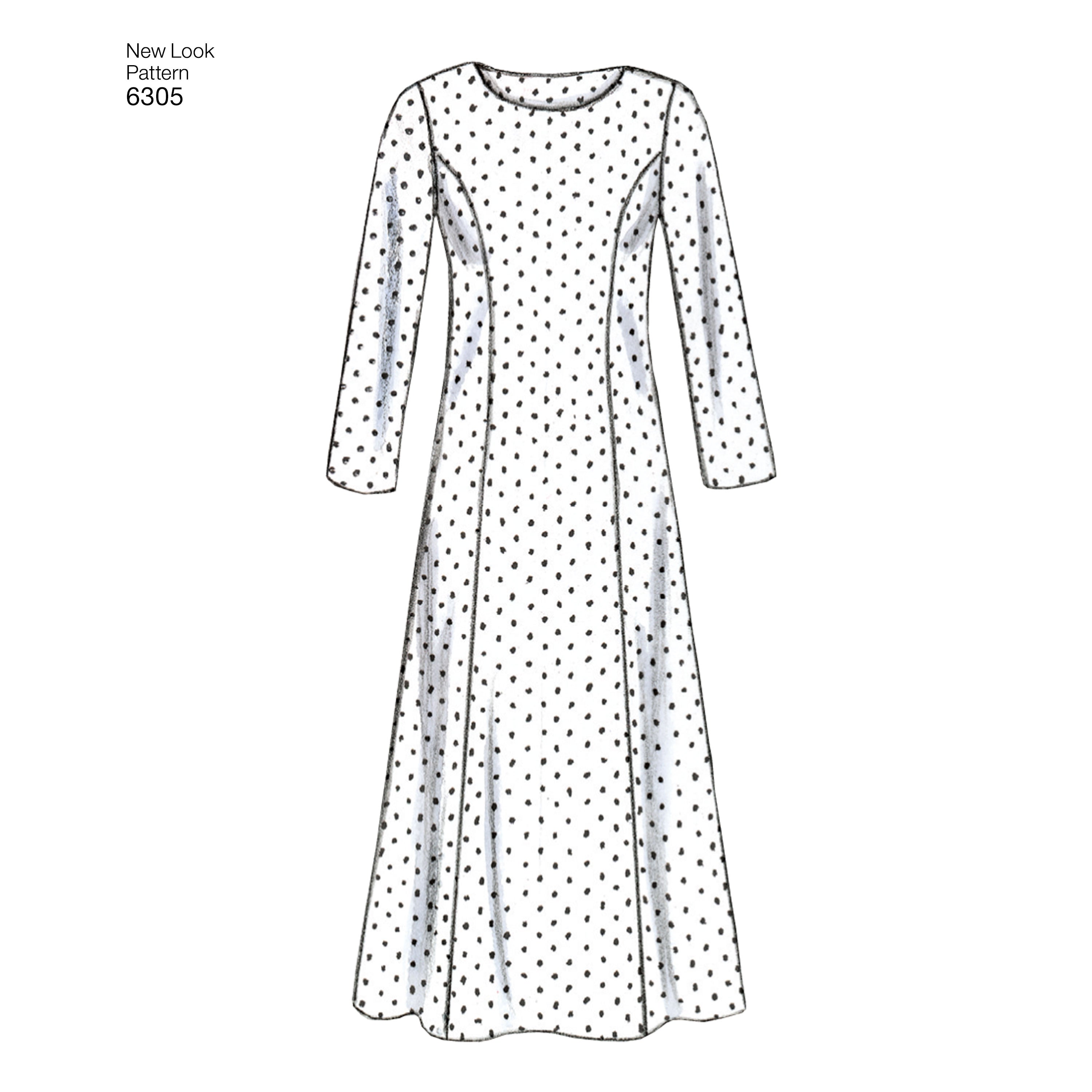 New Look Sewing Pattern 6305 Misses Dresses My Sewing Box 