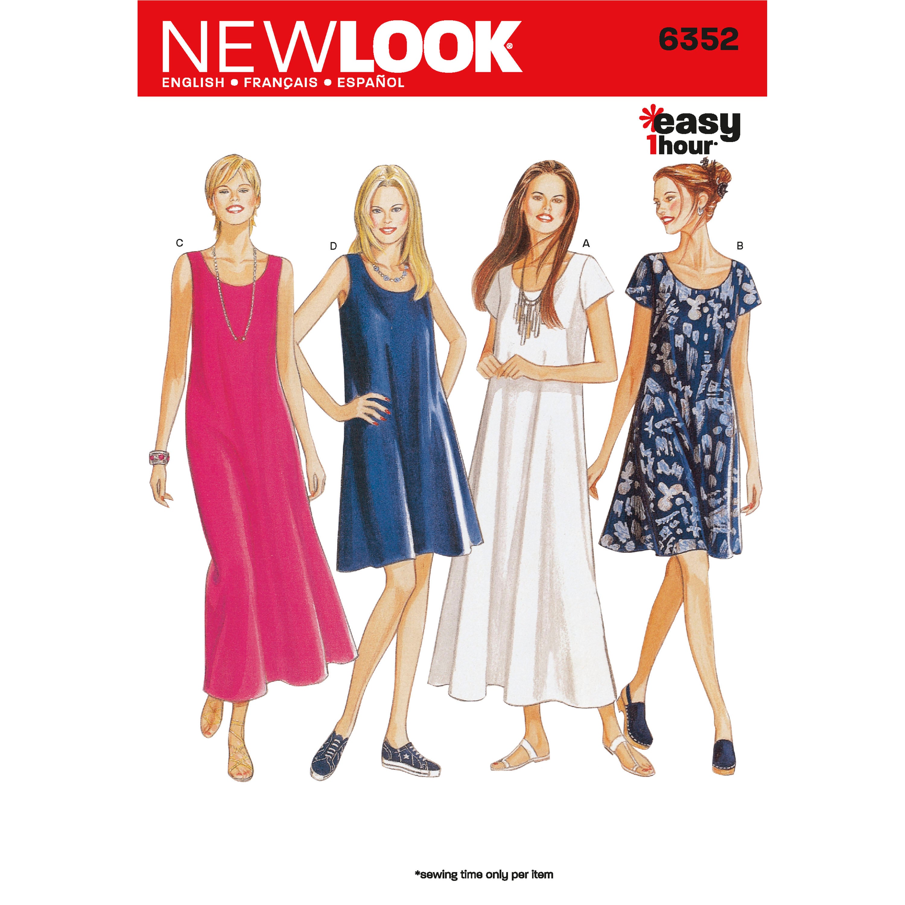 New Look Sewing Pattern 6352 Misses Dresses Sewing Patterns My