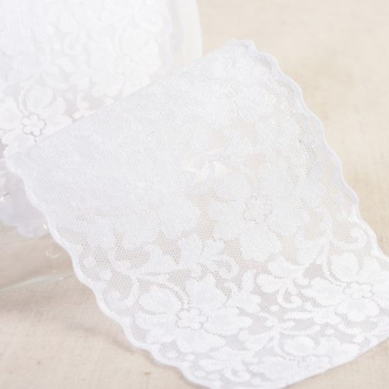 Eyelash Lace Trim, 3m, 9cm White