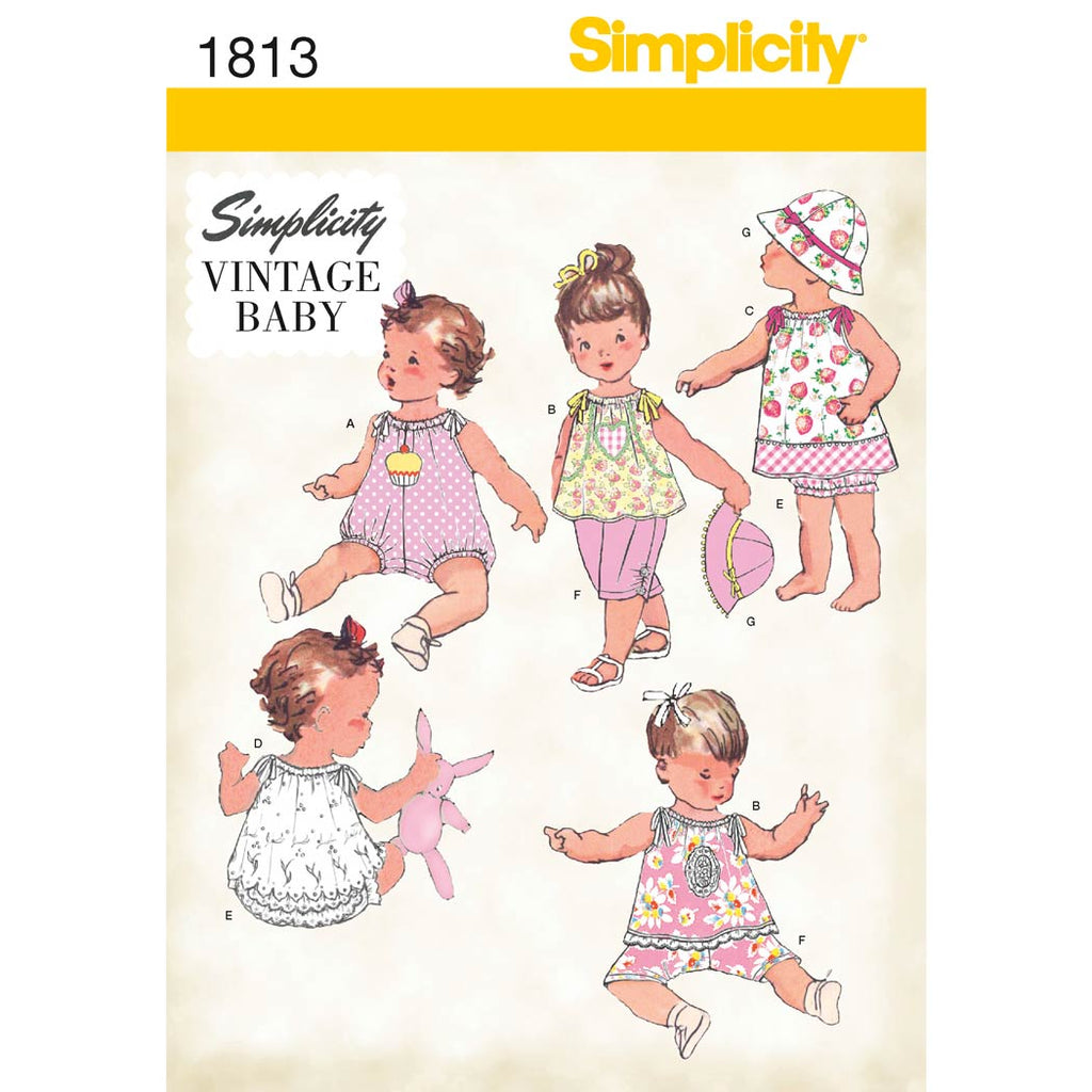 Simplicity Sewing Pattern 3710 Babies' Christening Gowns and Bonnets  Including Smocking Instructions : Amazon.in: Home & Kitchen