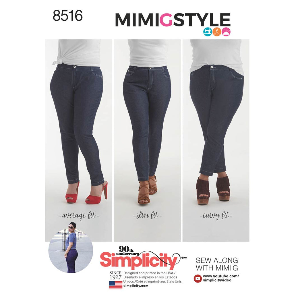 Simplicity Pattern 8655 Mimi G High Waisted Trousers and Tie Top - Patterns  and Plains