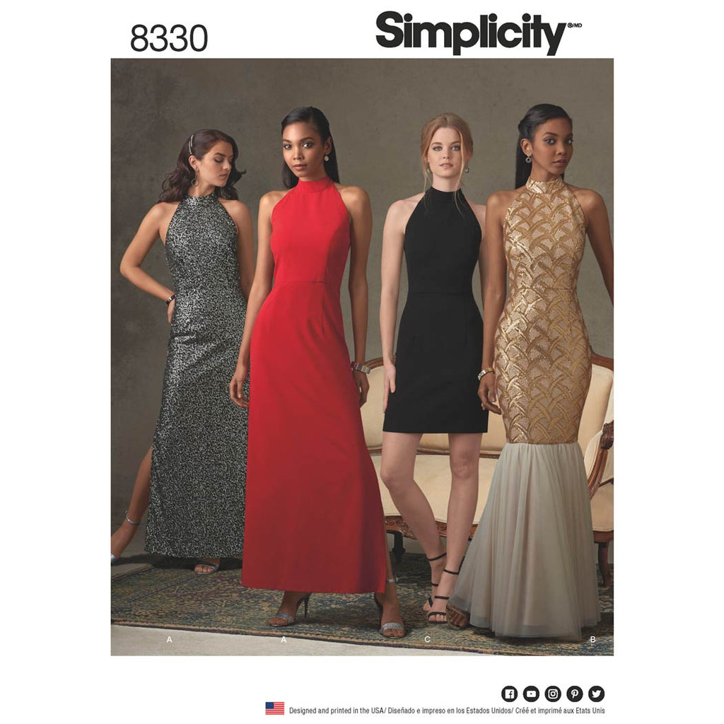 Simplicity 8328 - Women's Special Occasions Dress