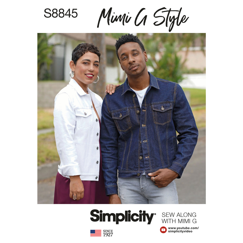 Simplicity Sewing Pattern 8427 Men's Mimi G Fitted Shirts with Cuff