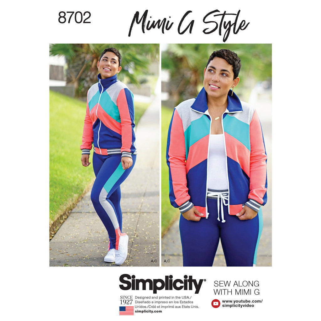 Simplicity Pattern 8655 Mimi G High Waisted Trousers and Tie Top - Patterns  and Plains