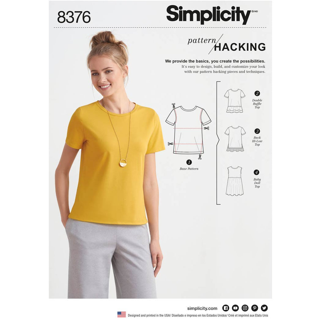 Simplicity 8378 Women's Knit Trousers with Two Leg Widths