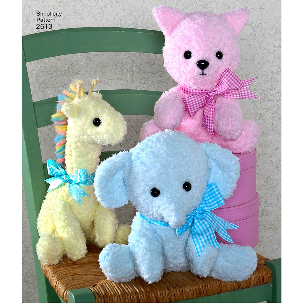 simplicity patterns stuffed animals