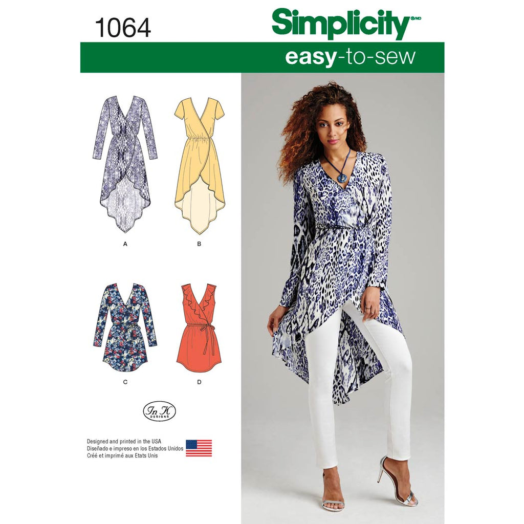 Simplicity 8105 Child's and Girls' Knit Tunics and Leggings