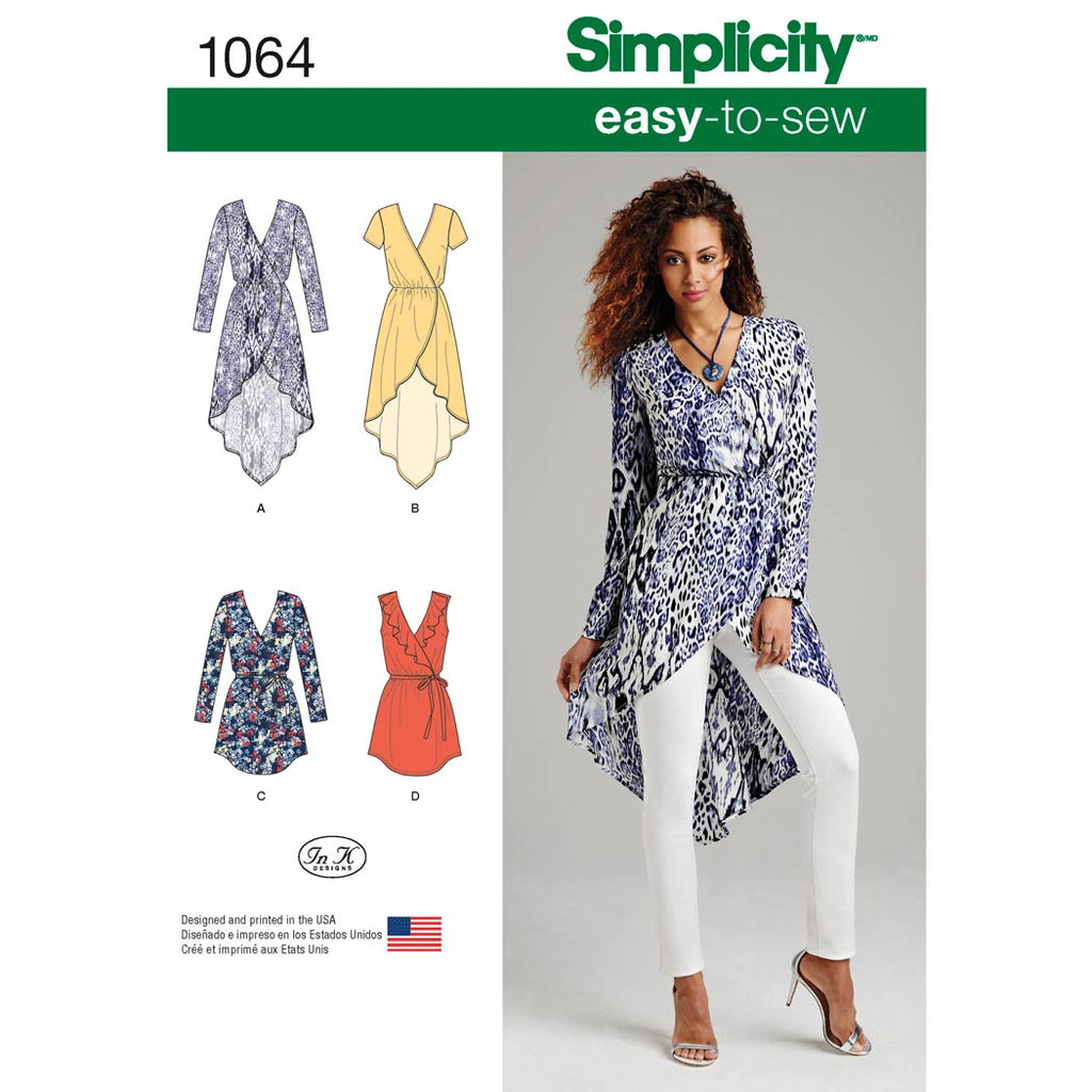 Simplicity 8105 - Child's and Girls' Knit Tunics and Leggings