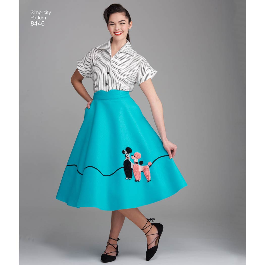 Simplicity 8446 - Women's Vintage Skirt and Cummerbund | Sewing ...