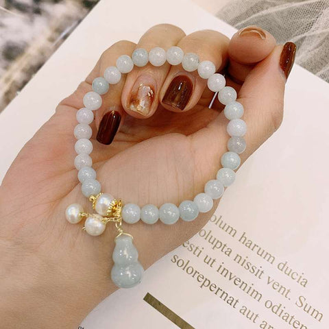  bracelet de guérison en jade wu lou - cadeaux spirituels pour les femmes